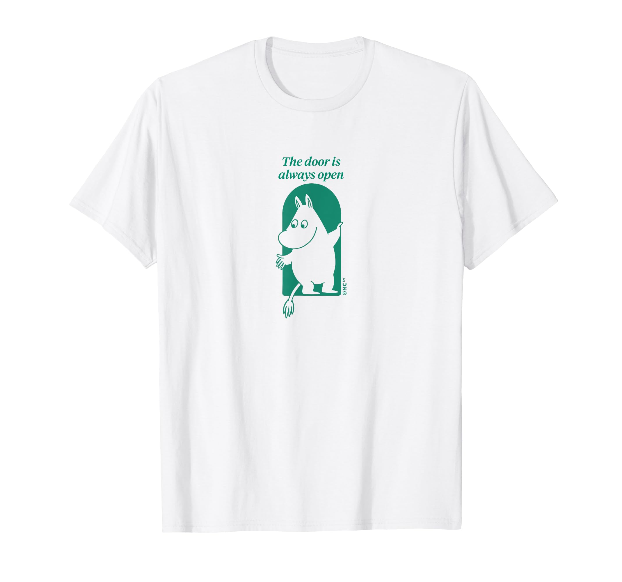 Amazon | 80th(80周年)記念商品 ムーミン The door is always open T